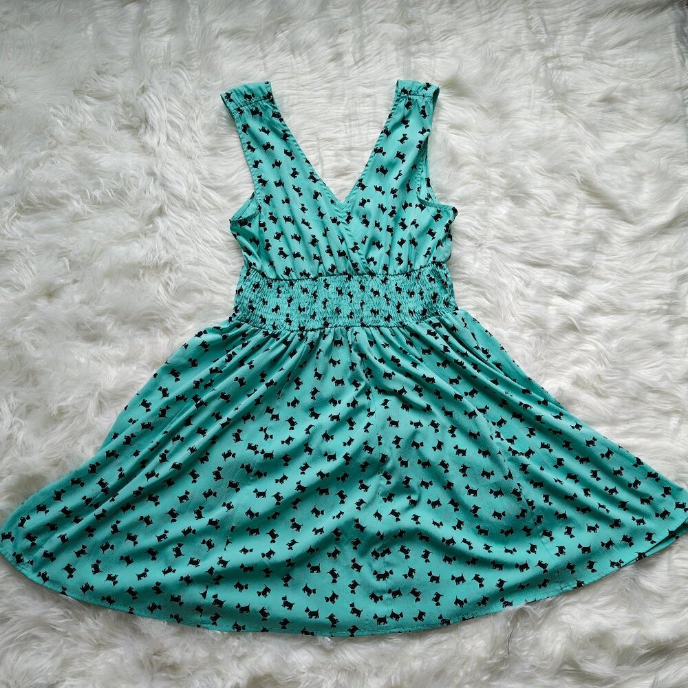 Derek Heart Little Doggy Fit & Flare Dress, SIZE Medium